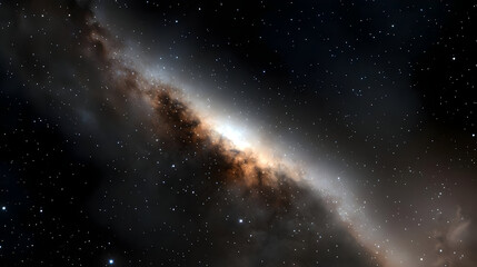 Fototapeta premium Vast Spiral Galaxy In Deep Space