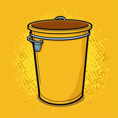 trash can vector illustration