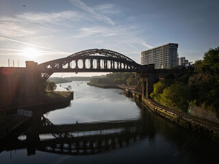 Obraz premium Wearmouth Bridge Sunrise