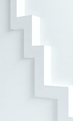 Fototapeta premium 幾何学模様の白背景