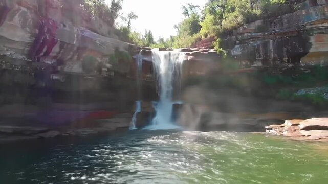 Miner's Falls Cascade: Michigan's Natural Beauty