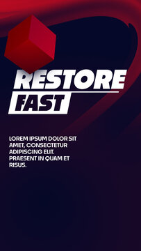 Vertical Text Animation with Colorful Background