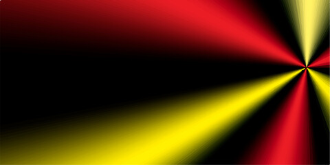 A dark art wallpaper with glowing orange and blue lines that create a wave pattern