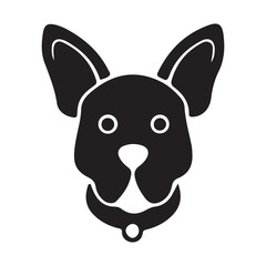 Dog and Pet Care Icon Set – Minimal Black Outline Vector Collection