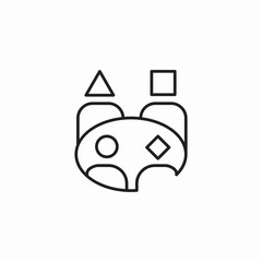 video game players icon sign vector