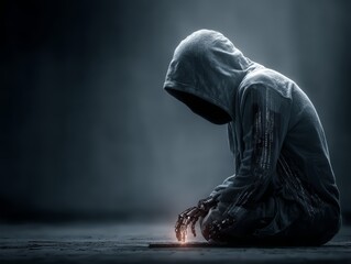 Human Trapped in the Digital Matrix