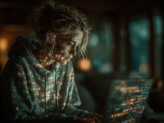Human Trapped in the Digital Matrix