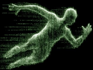 Human Trapped in the Digital Matrix