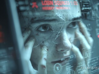 Human Trapped in the Digital Matrix