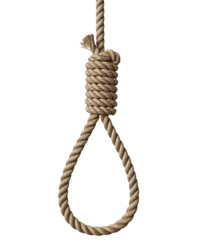 noose isolated on white background