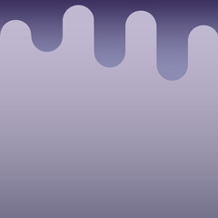 正方形背景　手描き素材　シンプルなベクター風の暗い紫色のどんよりと落ち込む感情表現　抽象背景イラスト