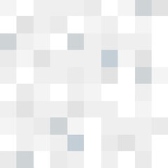 正方形背景　手描き素材　グレーの清潔感あるシンプルなモザイクブロック　抽象背景イラスト