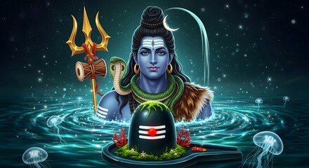 Shiva hindu god mahadev shankar bholenath lord shiva shivling wallpaper hd background art
