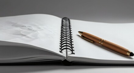 Notebook with Pen, Office Stationery