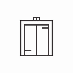 elevator lift icon sign vector