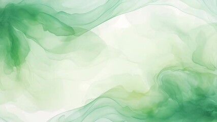 Marble green turquoise malachite abstract design. Beautiful ink texture. Green wavy marble aquarel background. Modern art. Invitation wedding video card template. - Powered by Adobe