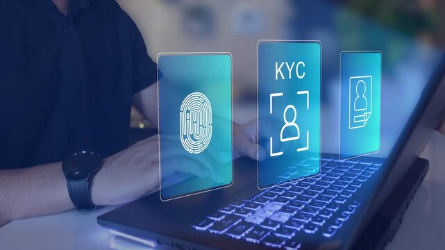 KYC compliance interface, Identity verification, E KYC
