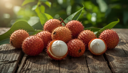 red lychee fruit
