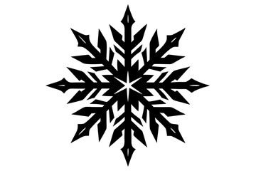 Winter Frost Pattern Icon Vector Illustration