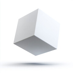 white box on black background