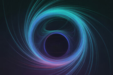Swirling light vortex blue and pink abstract energy