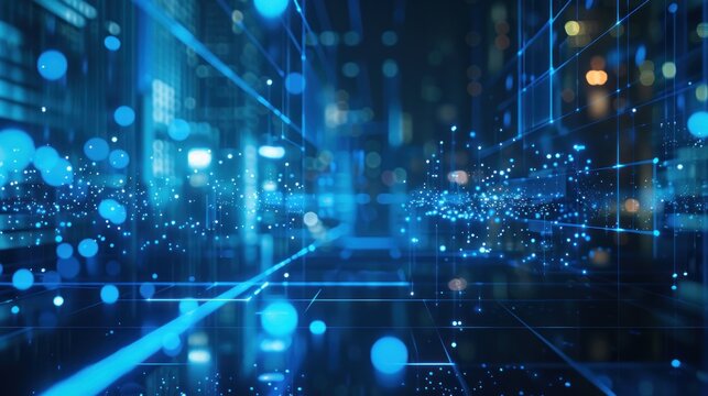 Digital network background