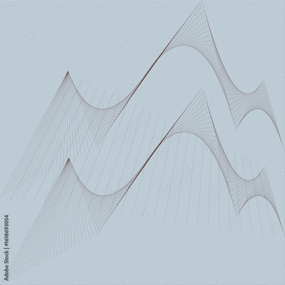 Poster vector-style abstract backdrop with clean lines and shapes