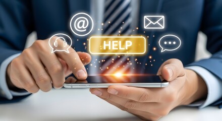 Customer service support help online assistance technical support using mobile phone app now today