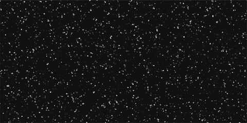 Rainy night sky with abstract blue and white snowflakes on a dark window, reflecting distant star constellations like a winter galaxy