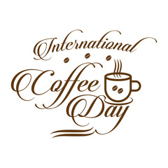 international coffee day logo