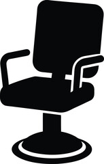 Barber Chair Silhouette Icon