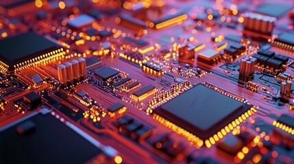 Obraz premium Circuit board technology