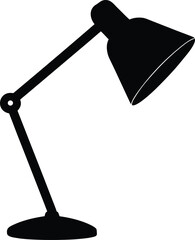 Desk Lamp Silhouette Icon