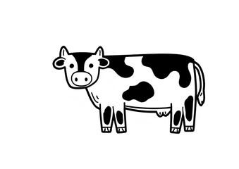 vektor cow cartoon design