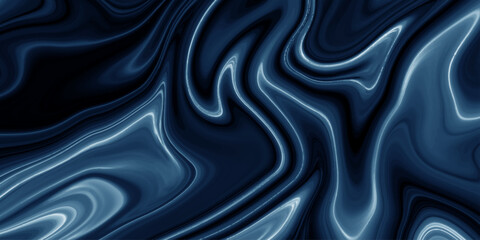 Abstract liquid wave background texture. Trendy dark liquid marble style. Ideal for web, advertisement, prints, wallpapers.