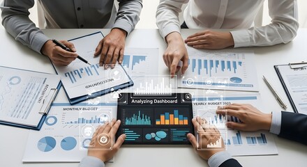 Data analysis and reporting: business analytics and financial reports