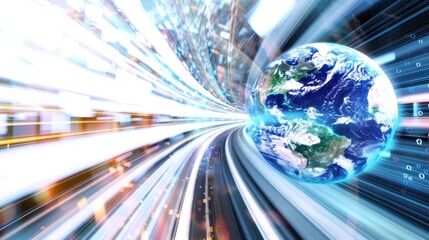 Earth high speed motion