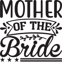 Mother Of The Bride Elegant Wedding Title
