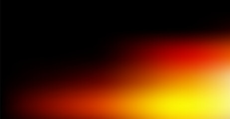 Ethereal gradient of crimson, gold, and ebony hues forms an enchanting display, as vibrant light cascades across a sleek and nebulous backdrop creating a mesmerizing scene