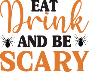 Trick Or Treat Halloween Quote Typography SVG