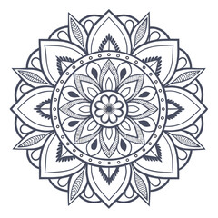 Modern Mandala Designs, Patterns, Art. simple mandala design for coloring book, tattoo design, simple mandala vector art template