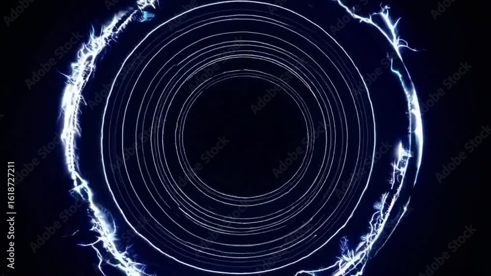 Poster a mesmerizing visual of a glowing energy circle with an ethereal, futuristic ambiance. it evokes a s
