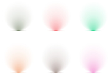 Abstract Colorful Concentric Circles: Vibrant Gradient Design Elements for Modern Presentations and Websites.