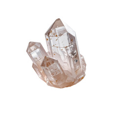 Stunning Quartz Crystal Cluster Natural Environment Photography Close-Up View Gemstone Concept
