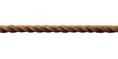 A rope is shown in a white background