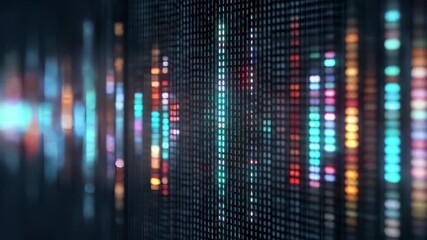 Colorful data visualization dashboard with blurred analytics charts and digital metrics display. Abstract business intelligence background with bokeh effects, financial graphs, and statistical - Powered by Adobe