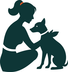 vector illustration of a dog