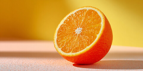 orange on a white background