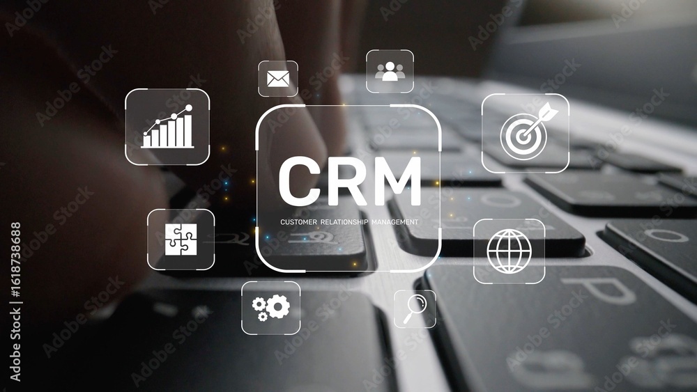 Poster crm platforms improve customer relationships through data analysis, crm communication tools, and aut