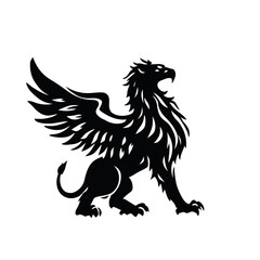 Obraz premium Heraldic animal vector illustrations featuring majestic eagles, powerful lions, and mythical dragons, perfect for logos and medieval designs